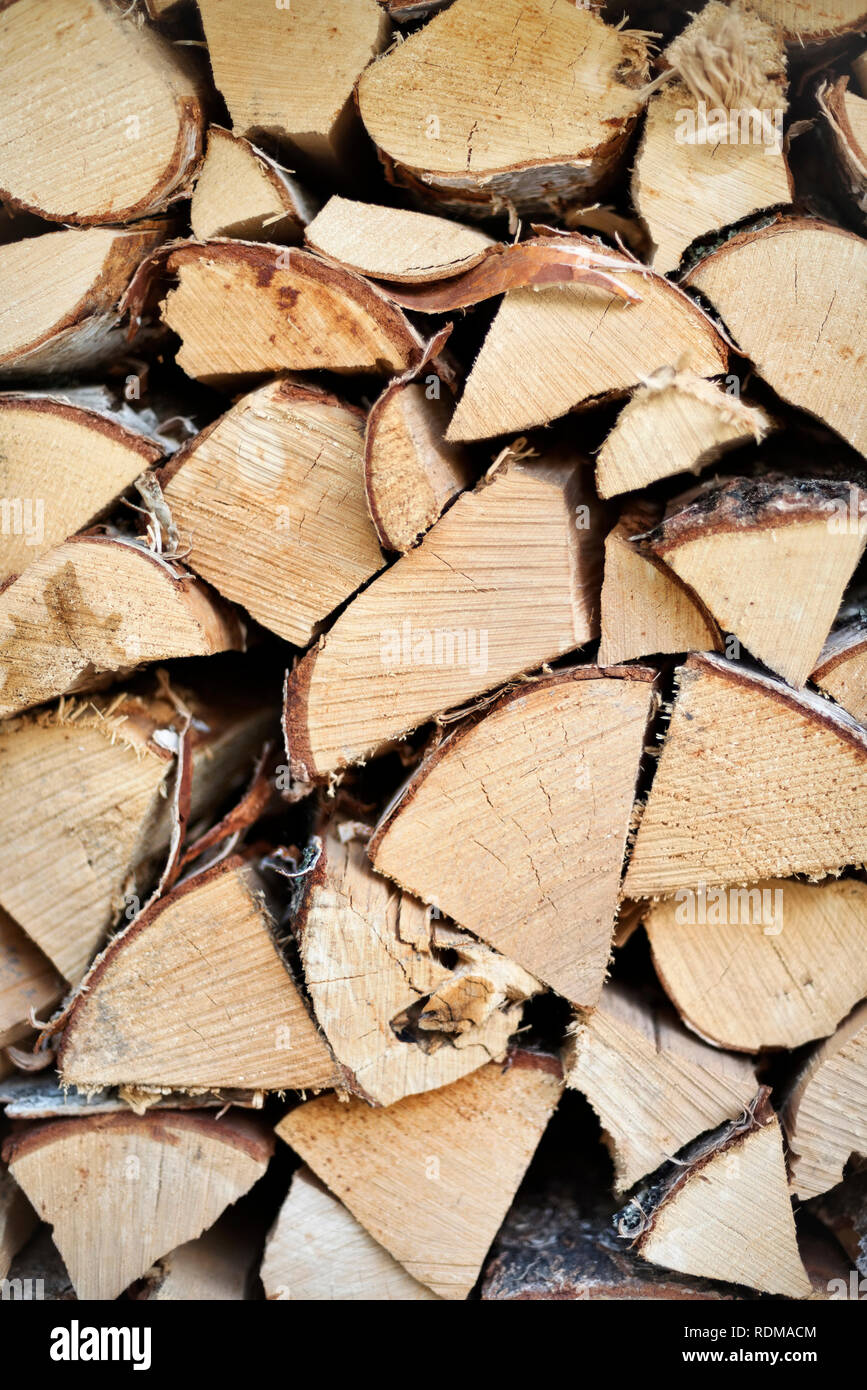 Stack of firewood Stock Photo Alamy