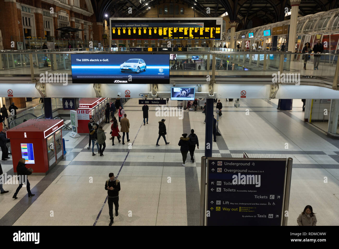 London Liverpool Street Station, London Stock Photo - Alamy