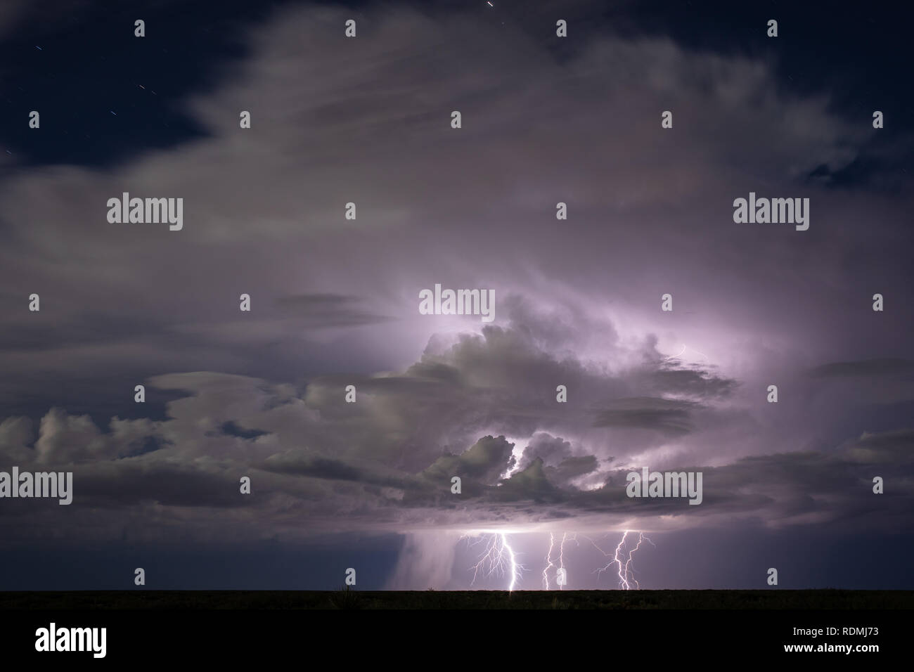 Multiple desert lightning strikes hires stock photography and images Alamy