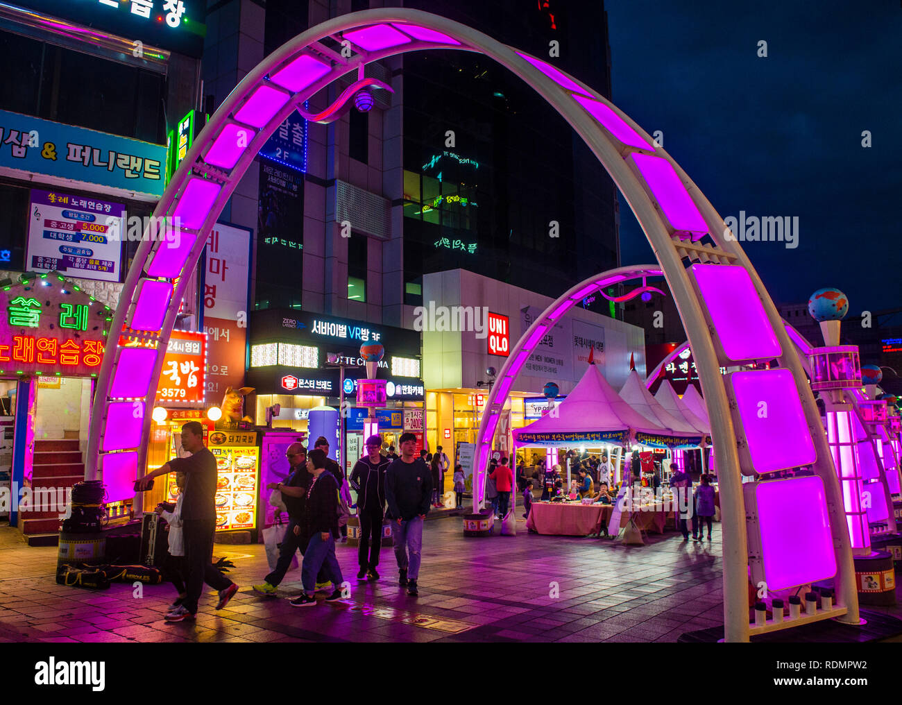 Busan International Film Festival(BIFF) Square in Busan, South Korea