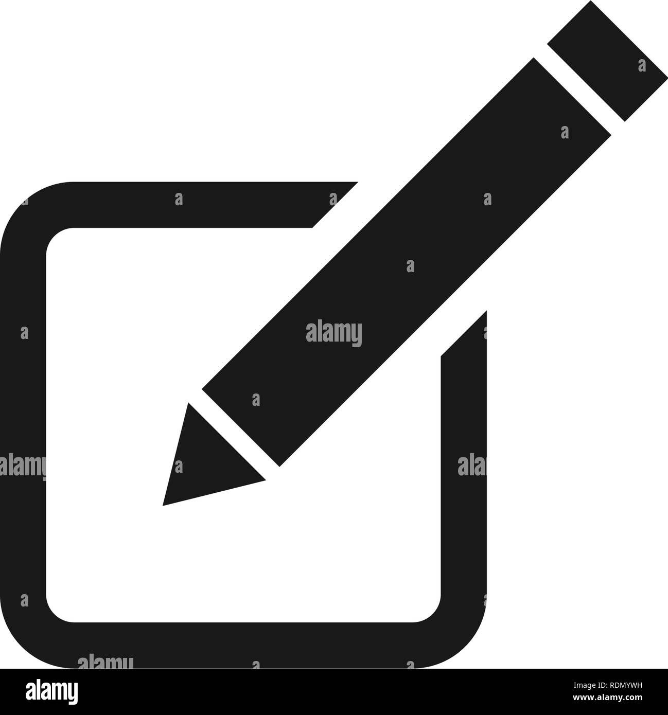 Edit Icon Graphic Design Template Vector Isolated Stock Vector Image