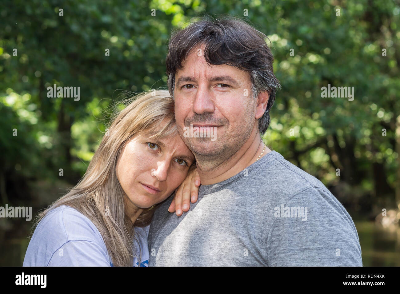 Joyful couple man woman hi-res stock photography and images - Alamy