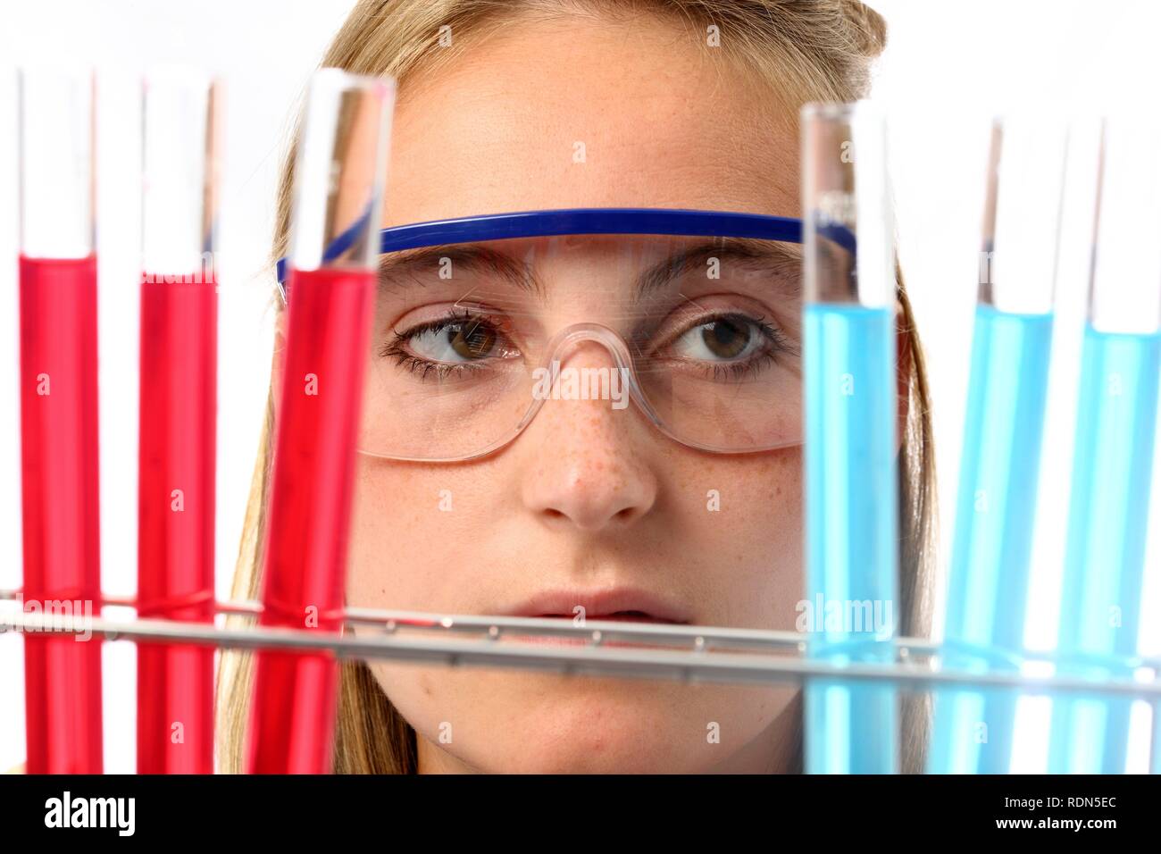 Chemistry laboratory, lab technician at work Stock Photo Alamy
