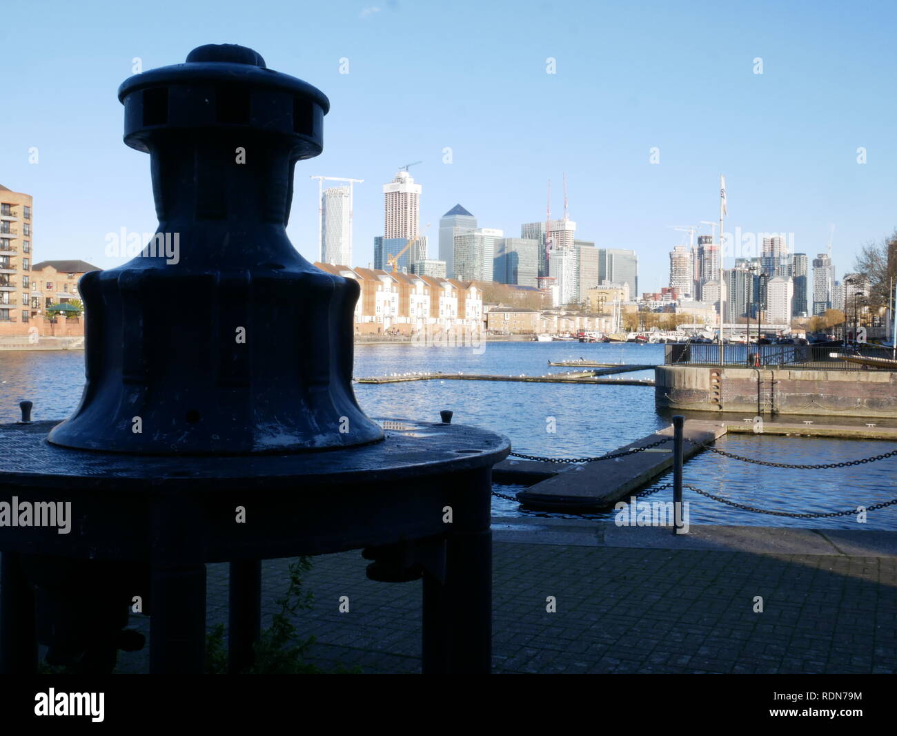 Greenland Dock (formerly Howland Dock) in Surrey Quays, London Stock Photo Alamy