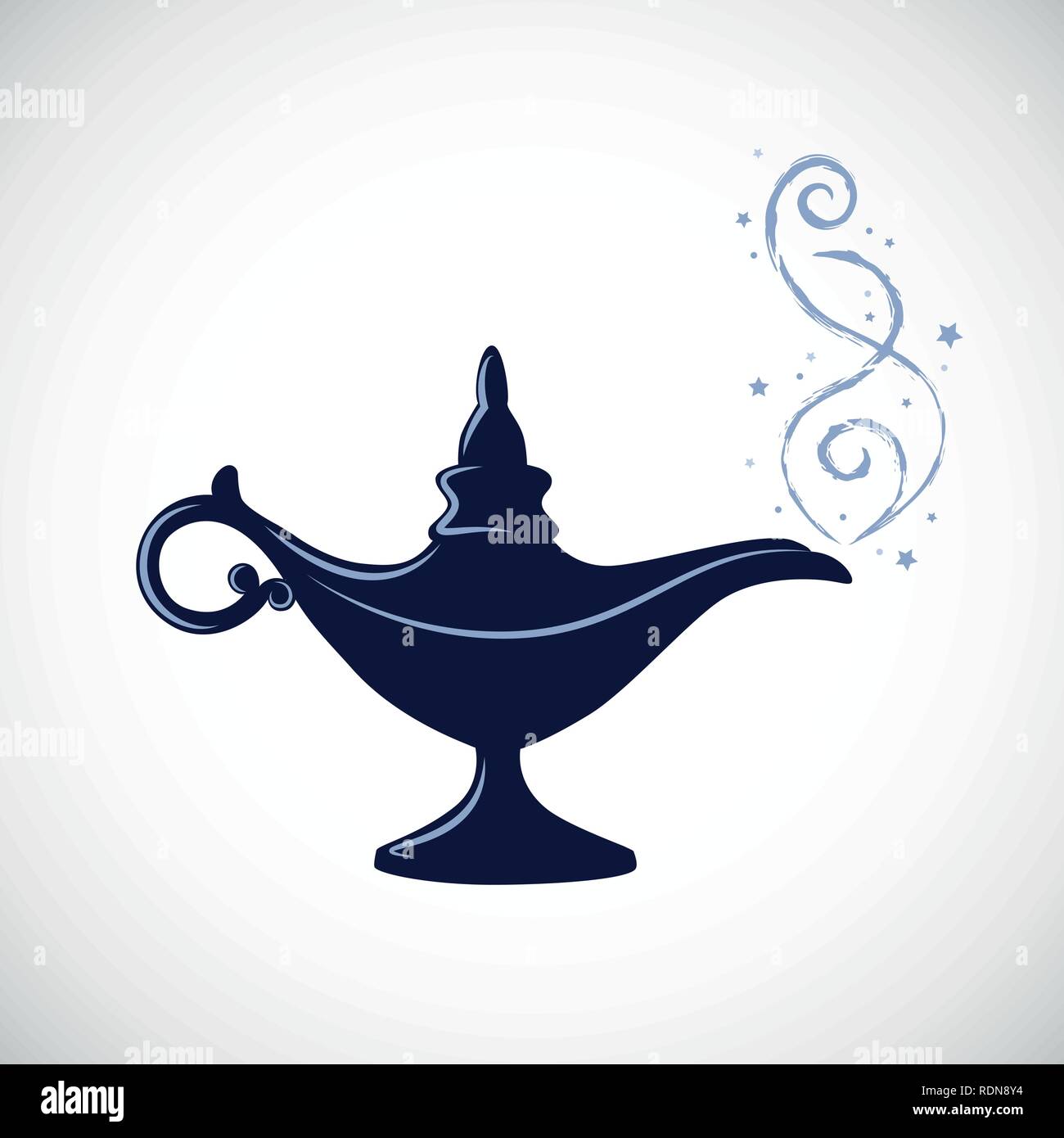 Oil lamp aladin Stock Vector Images - Alamy