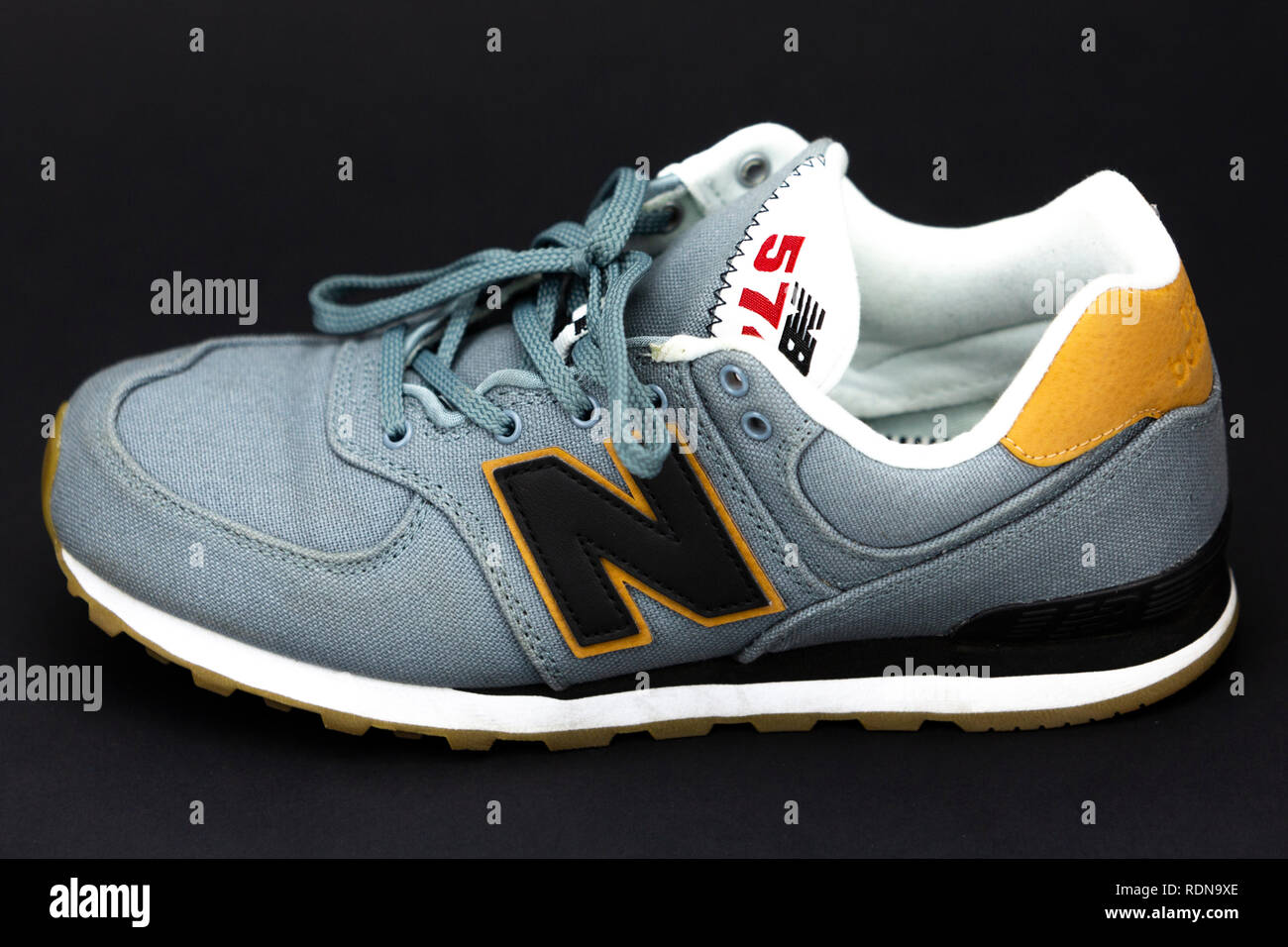New Balance sports shoes isolated on gradient background Stock Photo - Alamy
