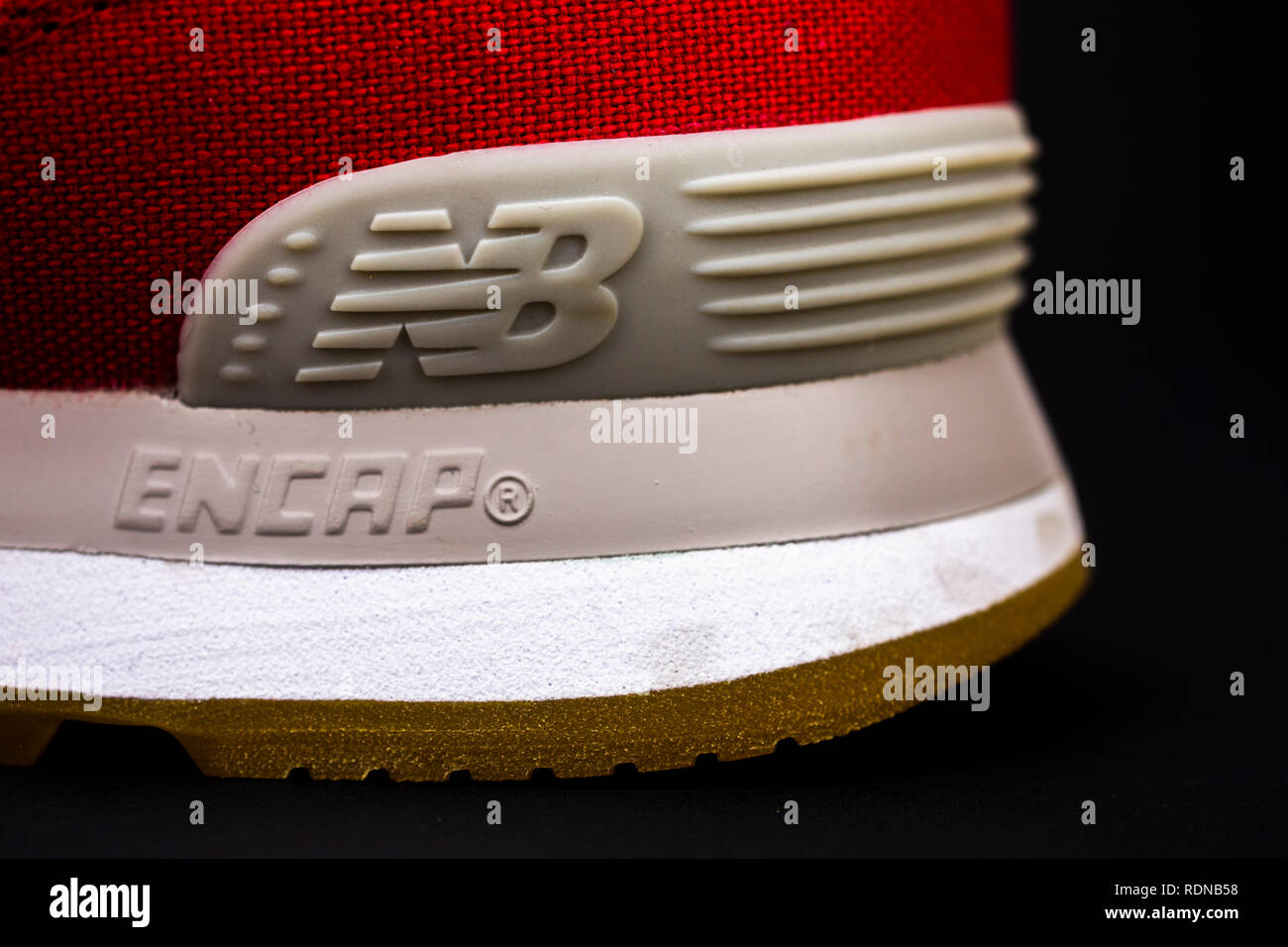 Boston Ma Usa January 2019 New Balance Nb 574 Athletic Shoes