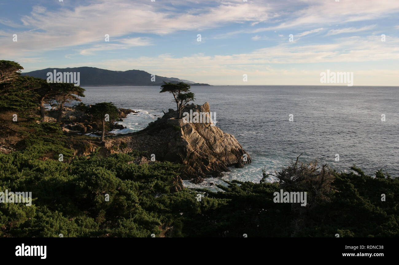 pebble beach golf course california Stock Photo Alamy