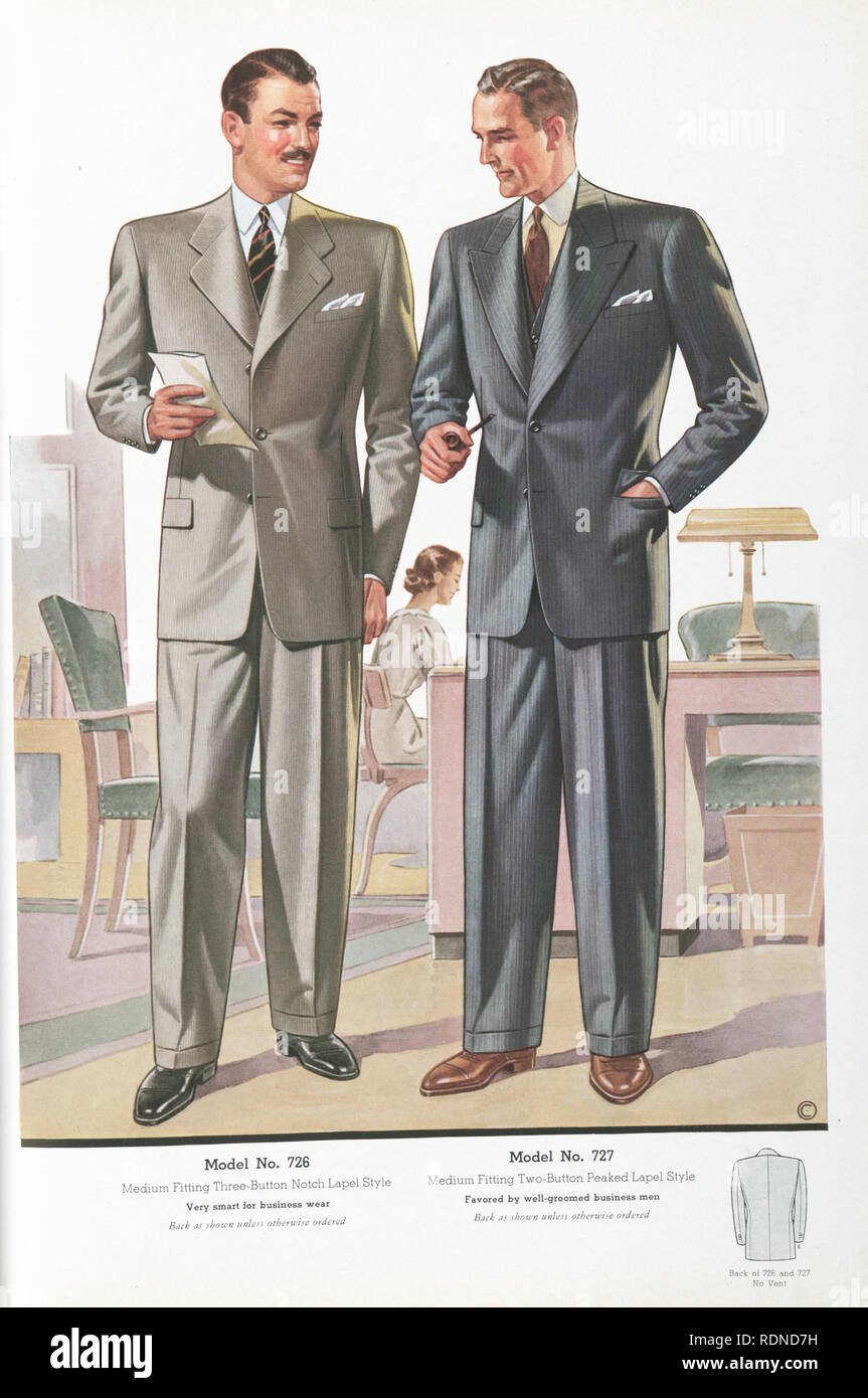 vintage 1940s suit design Stock Photo - Alamy vintage 1940s suit design Stock Photo - Alamy