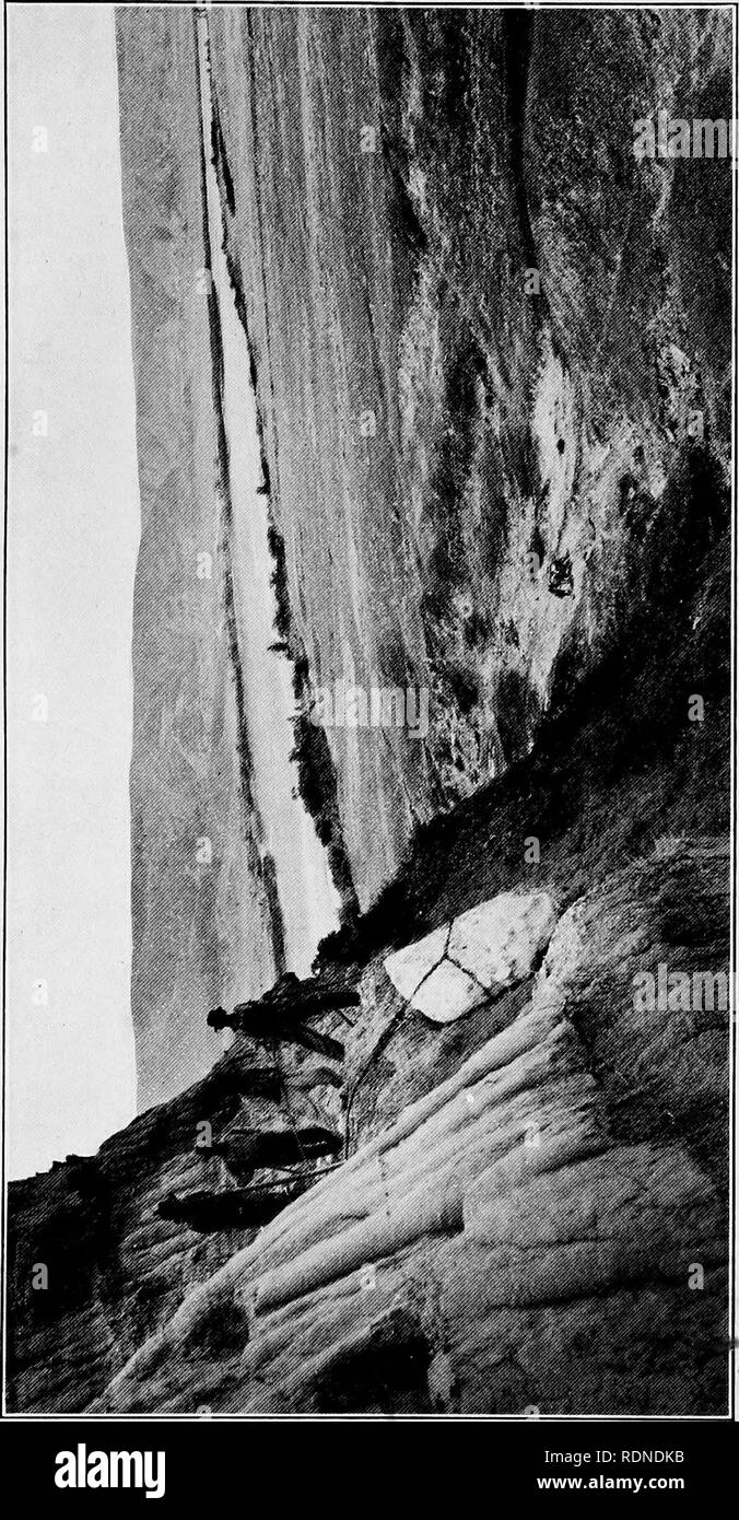 . Hunting dinosaurs in the bad lands of the Red Deer River, Alberta, Canada; a sequel to The life of a fossil hunter. Paleontology; Dinosaurs. . Please note that these images are extracted from scanned page images that may have been digitally enhanced for readability - coloration and appearance of these illustrations may not perfectly resemble the original work.. Sternberg, Charles H. (Charles Hazelius), b. 1850. Lawrence, Kan. , C. H. Sternberg Stock Photo