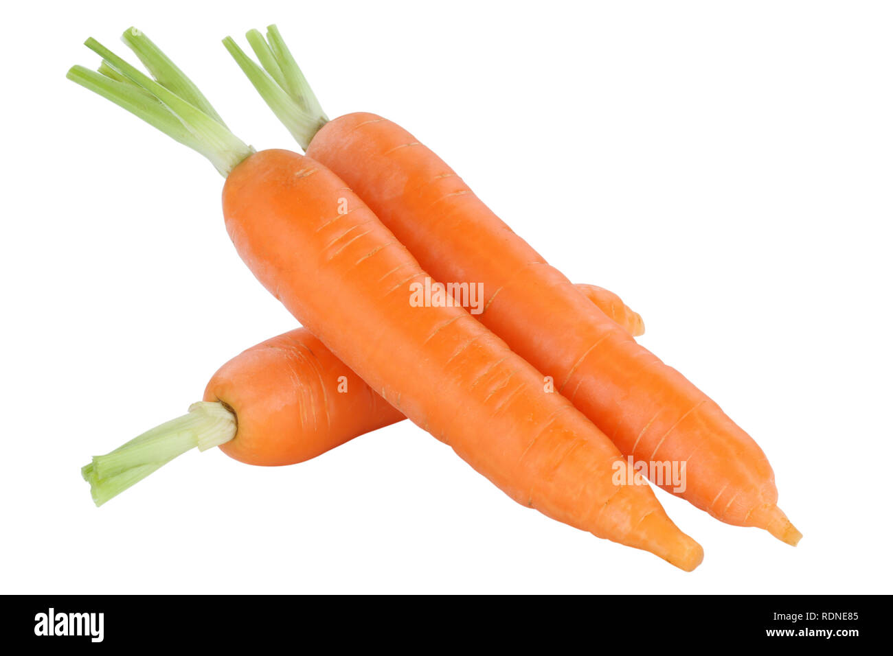Carrots carrot sliced slice healthy eating vegetable isolated on a white background Stock Photo