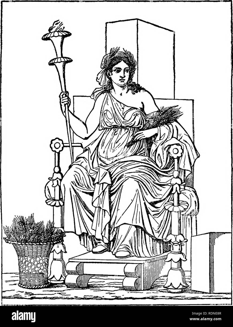 Деметра богиня древней Греции изображение