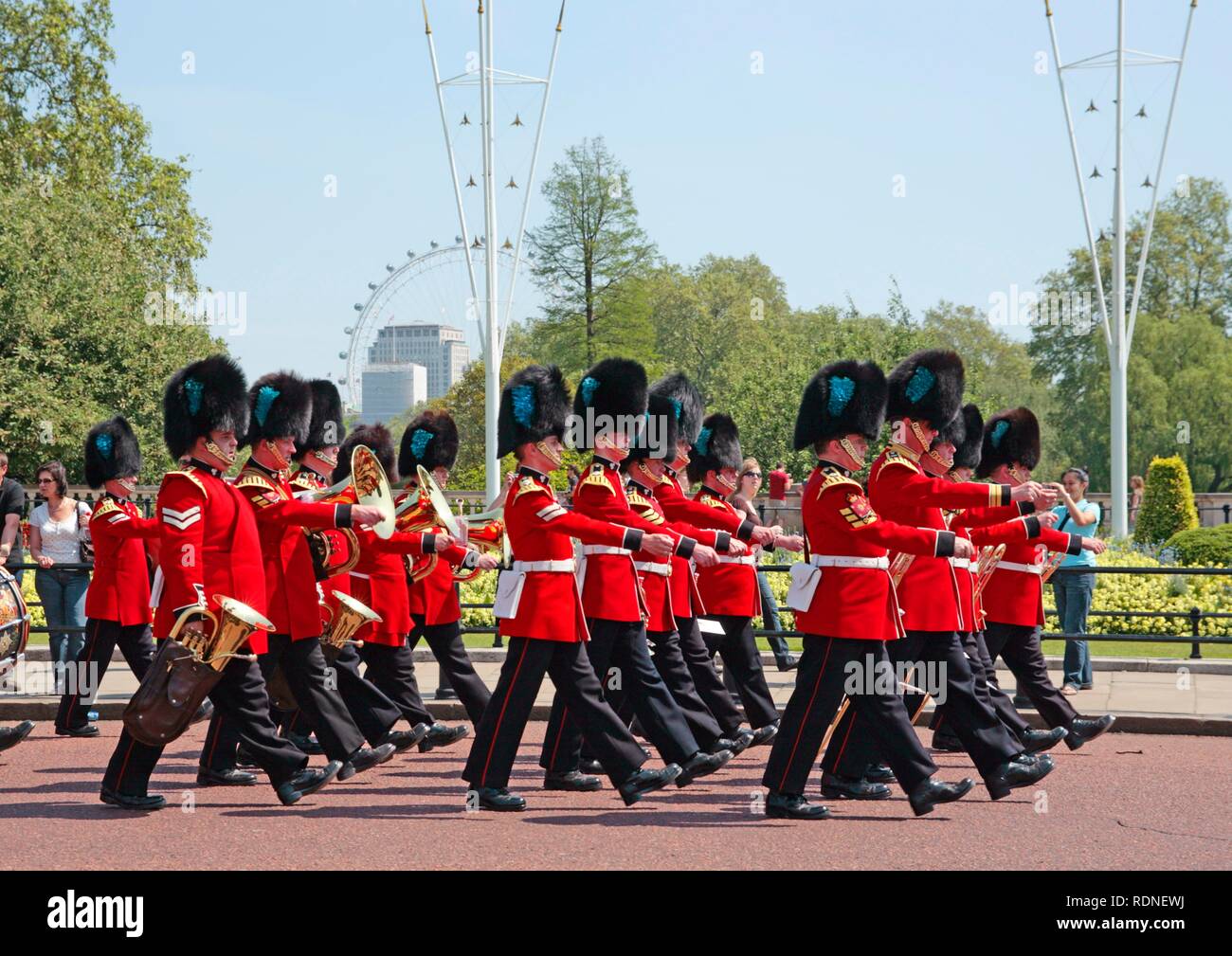 Changing of the Guard, London, Great Britain, Europe Stock Photo