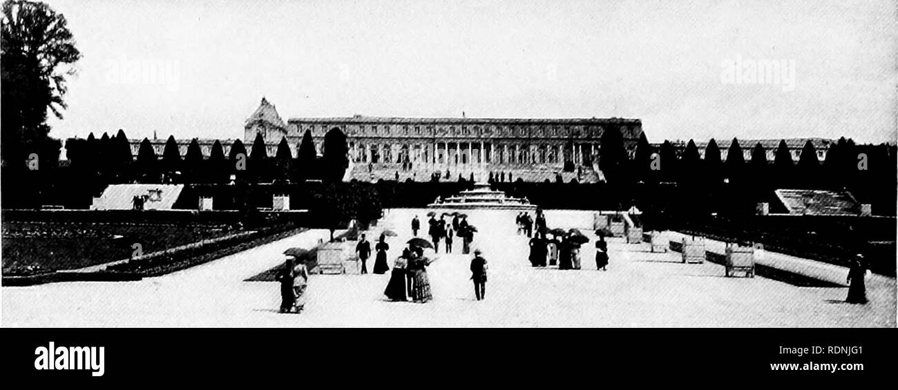 . European and Japanese gardens; papers read before the American Institute of Architects ... Gardens; Gardens. French Gardening and Its Master. BASIN OF LATONE AND THE PALACE VERSAILLES ning waters,—which led them to bring all these things into their own homes, to add them as so many intimate features of the greater house. But all this instinctive delight in the gar- den, all this acquired skill in garden-making, led on and up to. Please note that these images are extracted from scanned page images that may have been digitally enhanced for readability - coloration and appearance of these illus Stock Photo