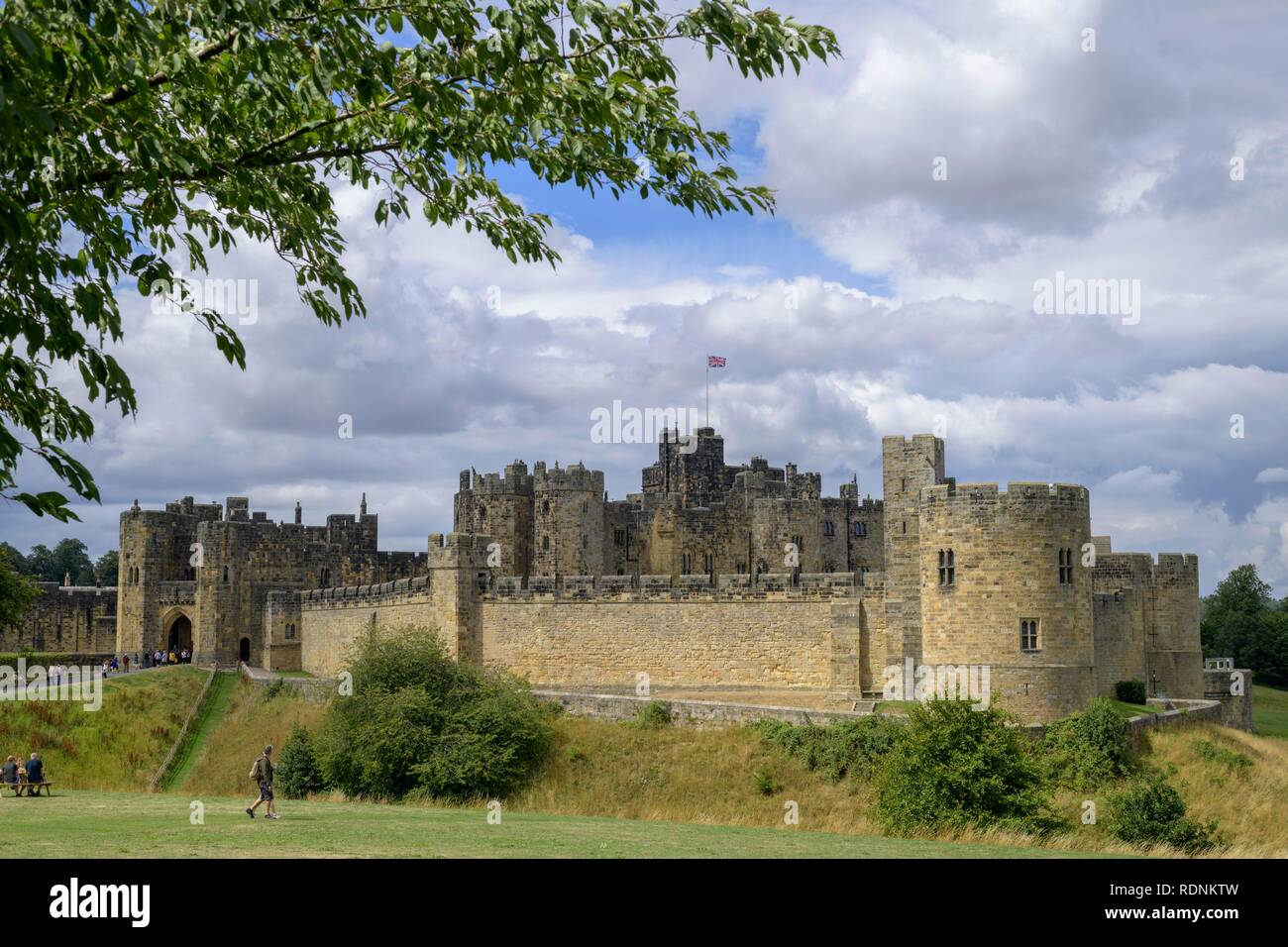 Alnwick Castle, Alnwick, England, United Kingdom Stock Photo Alamy