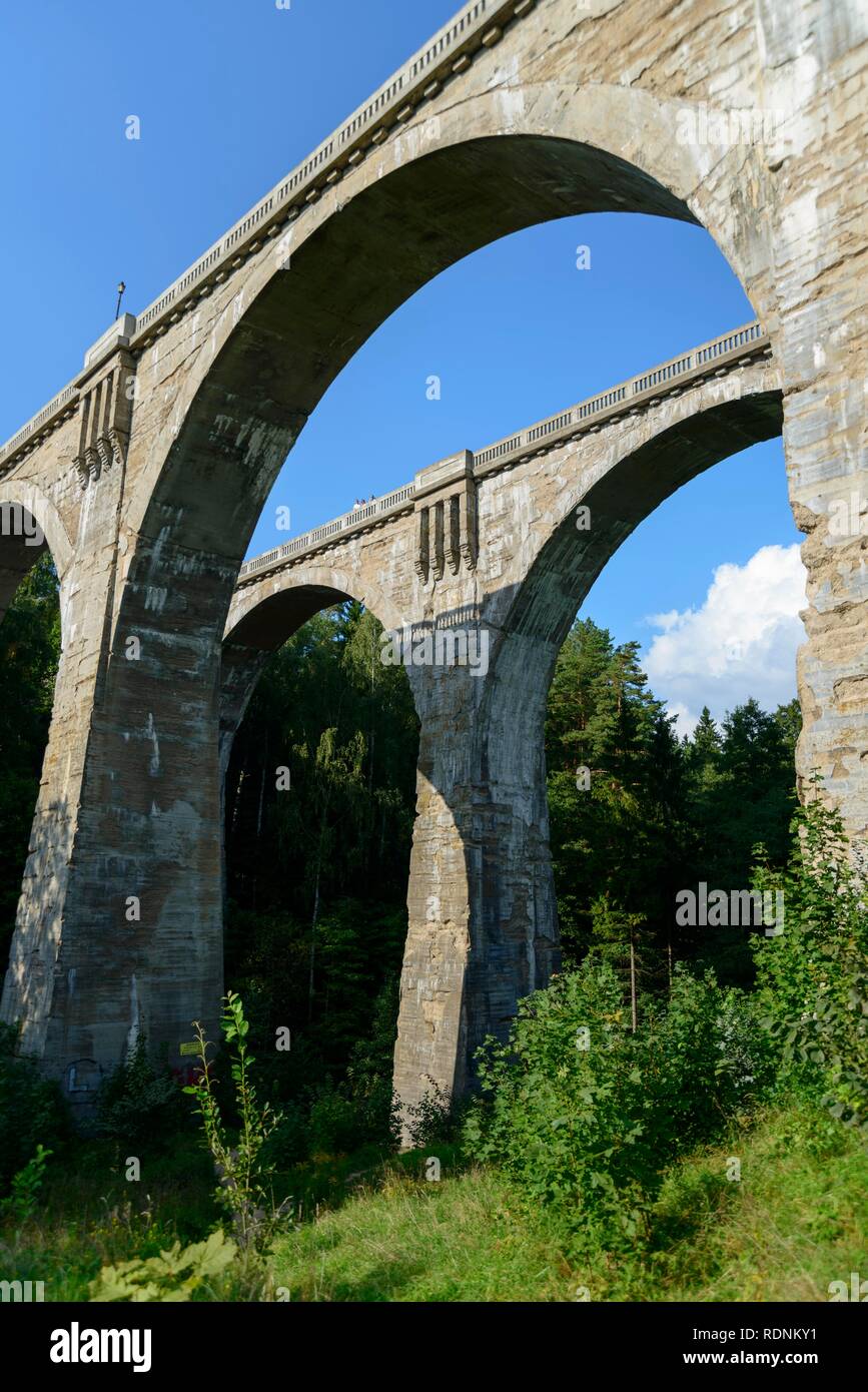 Viaduct near Stanczyki, Warmia-Masuria, Poland Stock Photo