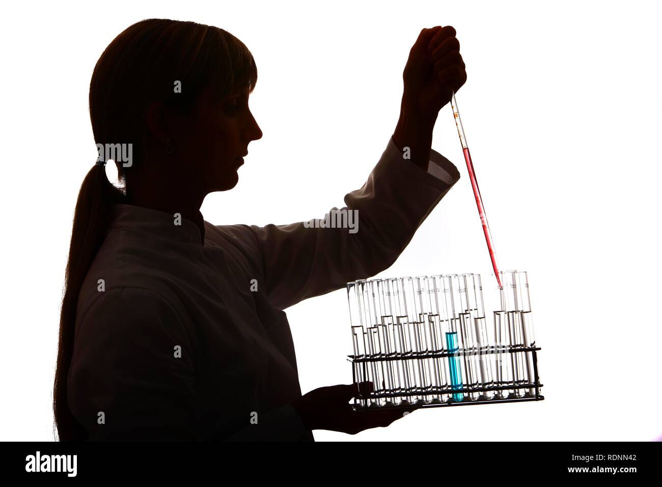Chemistry laboratory, lab technician at work Stock Photo Alamy