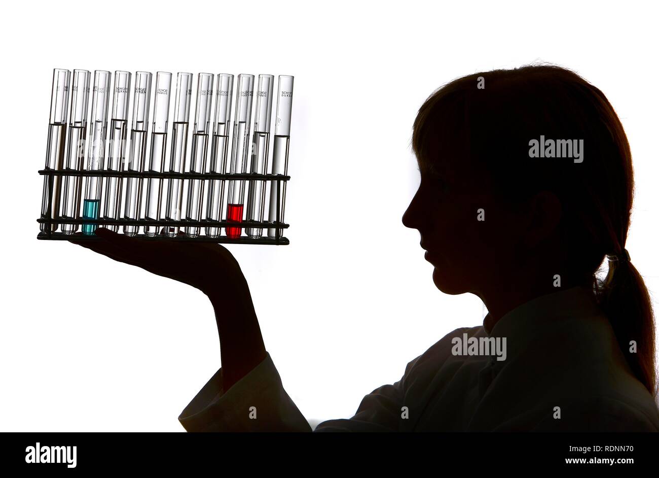 Chemistry laboratory, lab technician at work Stock Photo Alamy