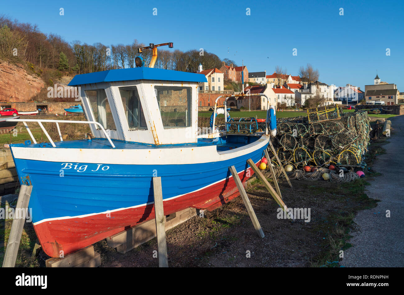 Harbour at West Wemyss in Fife , Scotland UK Stock Photo Alamy