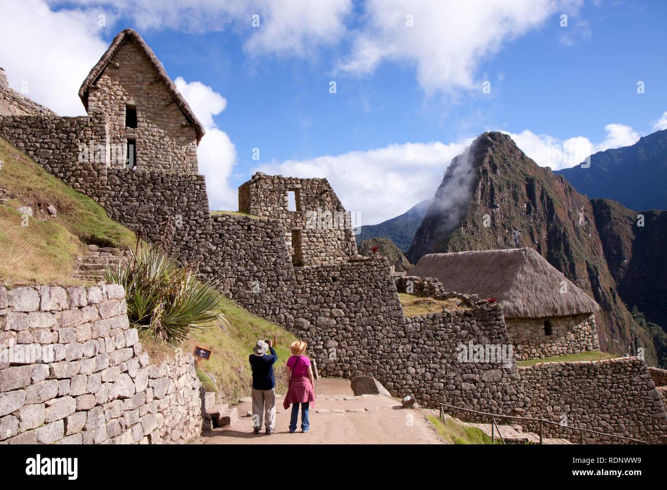 Machu picchu entrance hi-res stock photography and images - Alamy