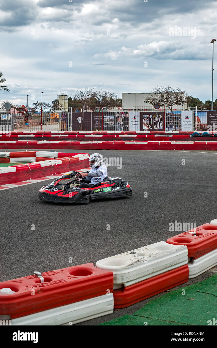 Fast lap indoor karting hires stock photography and images Alamy