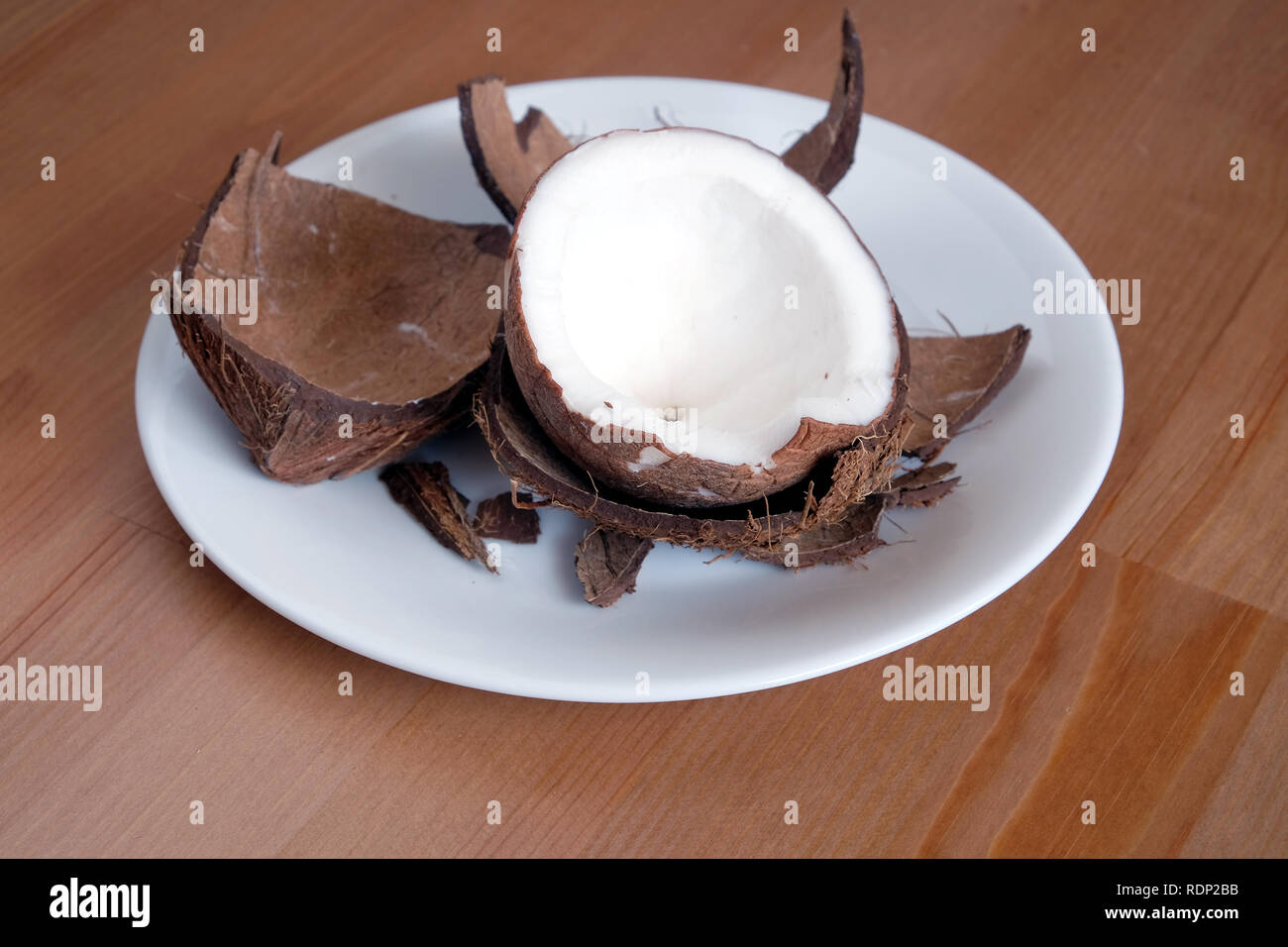 Broken coconut hires stock photography and images Alamy