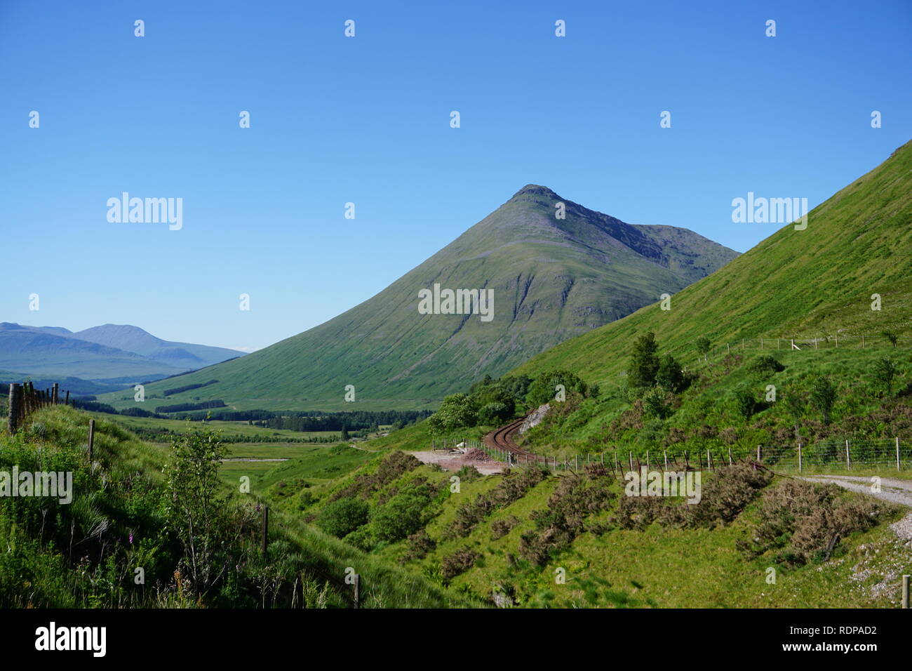 Scenery on the Highlands, Scotland Stock Photo
