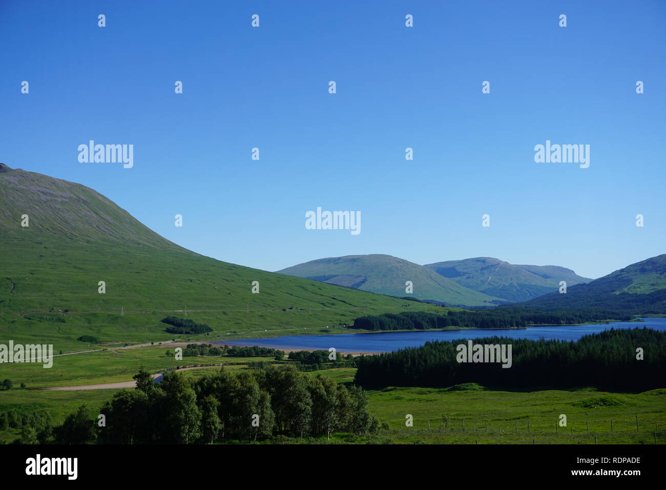 Scenery in the Highlands, Scotland Stock Photo