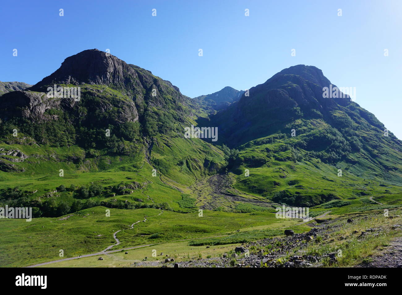 Scenery on the Highlands, Scotland Stock Photo