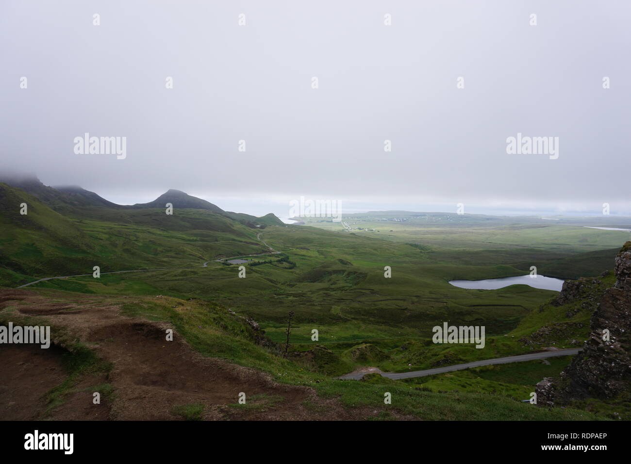 Landscape of the Scottish Highlands Stock Photo