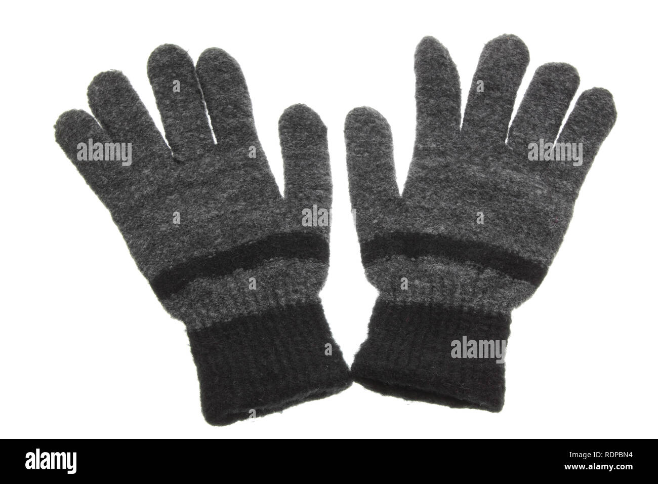 Gloves on White Background Stock Photo