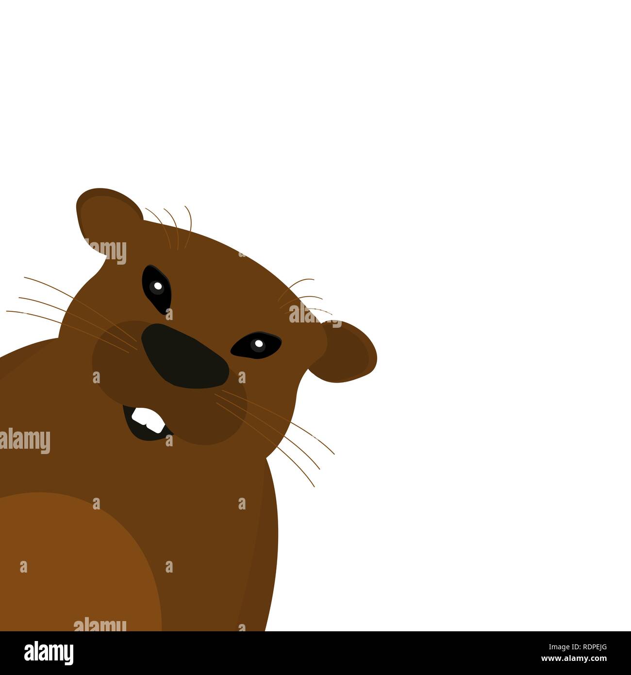 Groundhog day funny cartoon character hi-res stock photography and ...