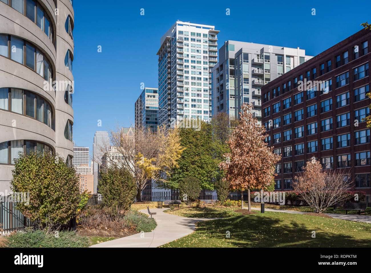 Exterior of River City, designed by Bertrand Goldberg Stock Photo Alamy