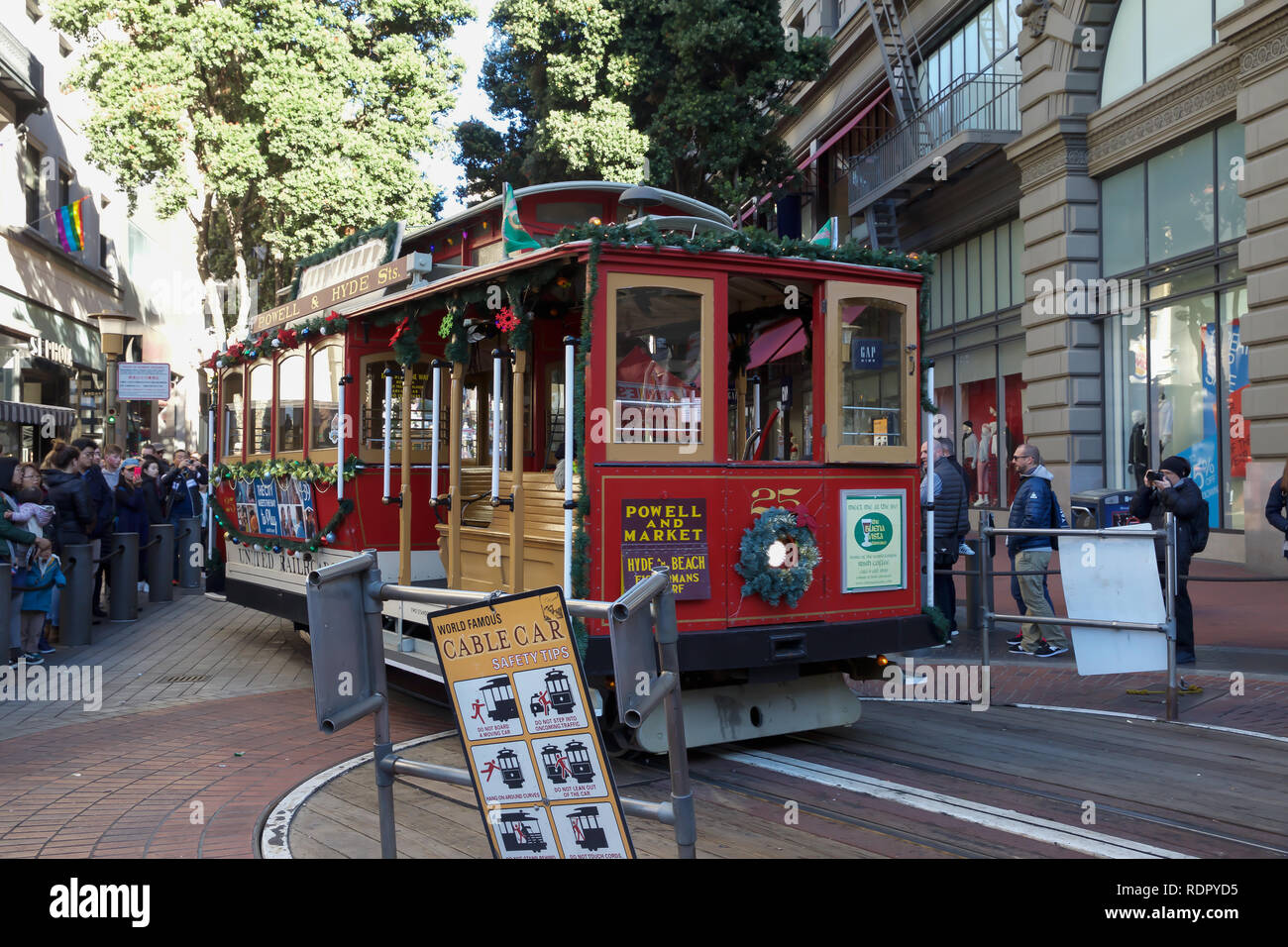 People queue around the block for a ride on the world famous San ...