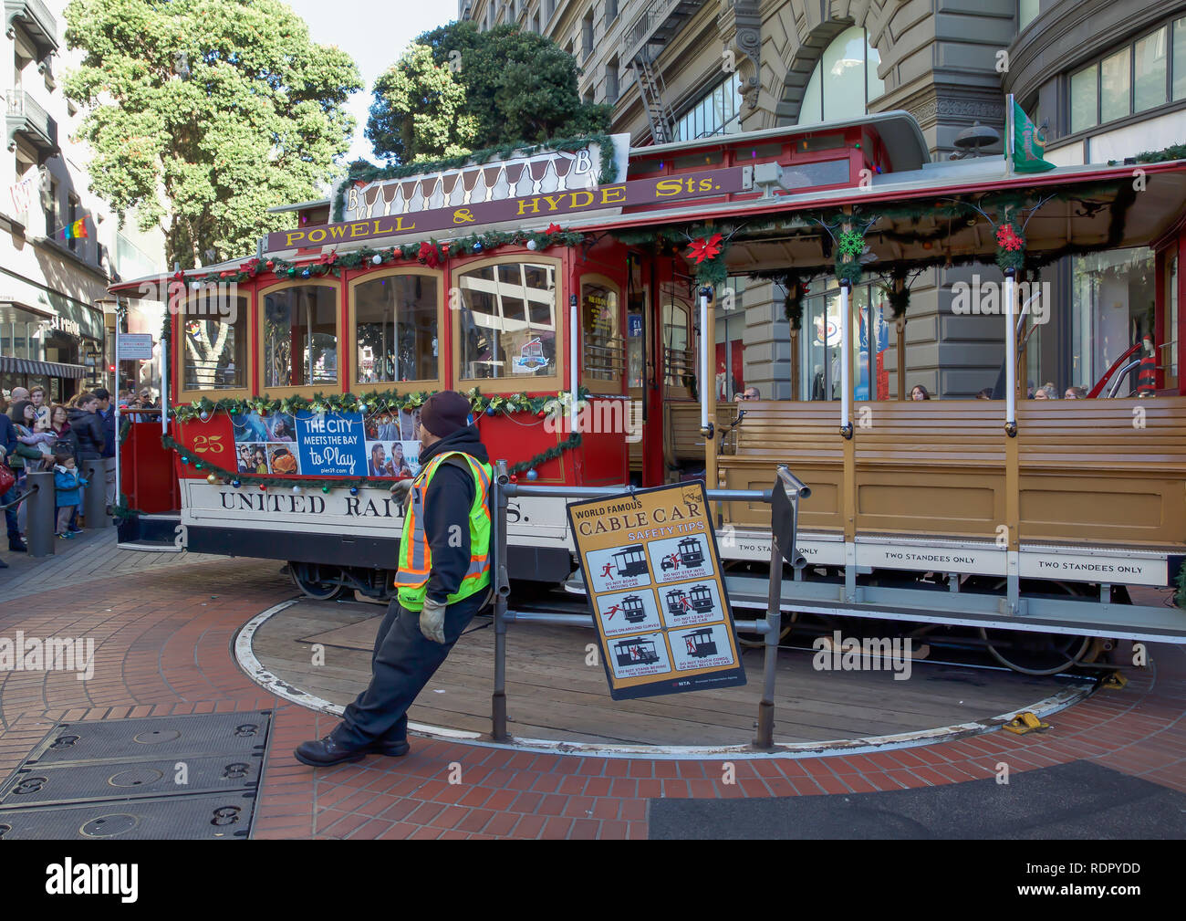 People queue around the block for a ride on the world famous San ...