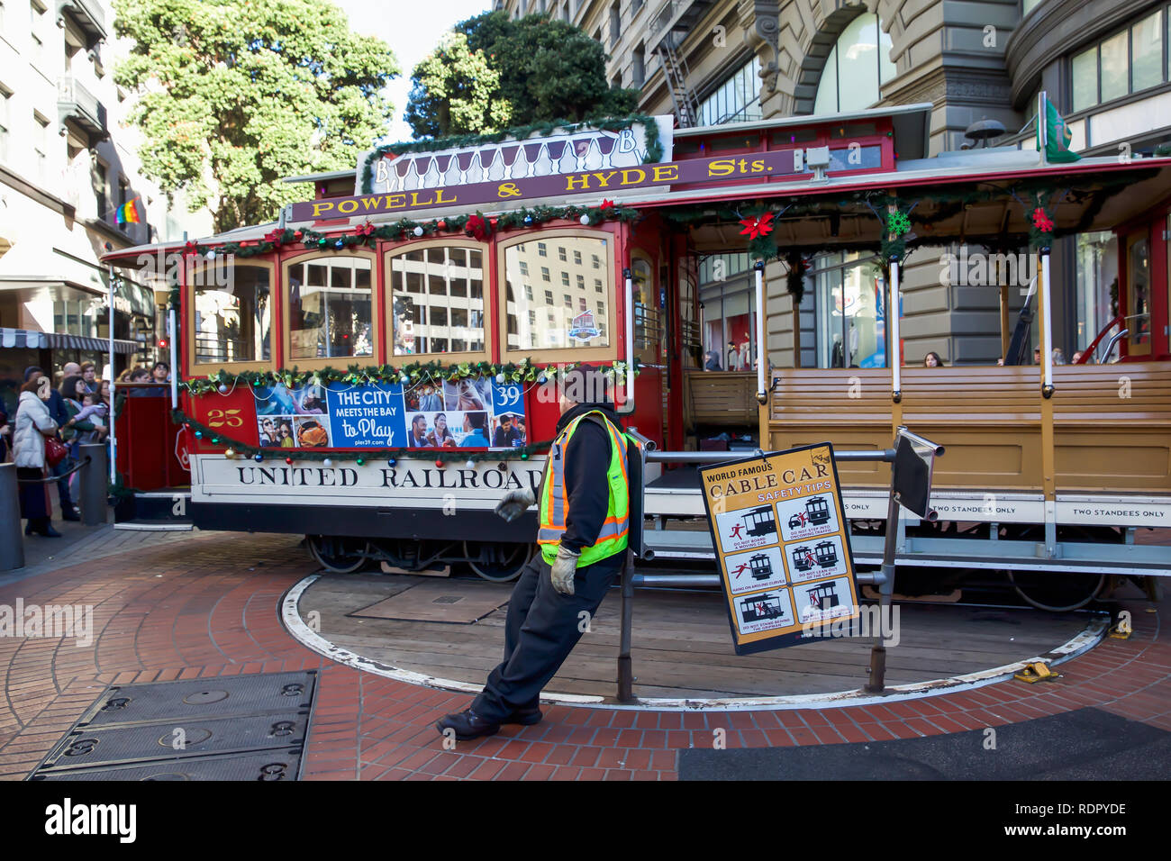 People queue around the block for a ride on the world famous San ...