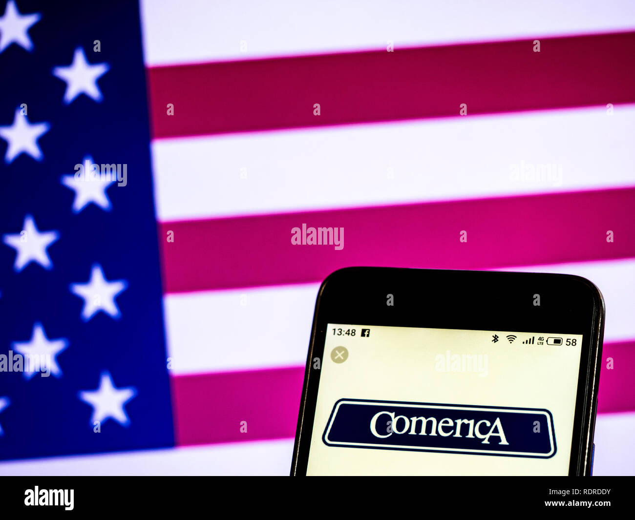 Comerica logo hi-res stock photography and images - Alamy