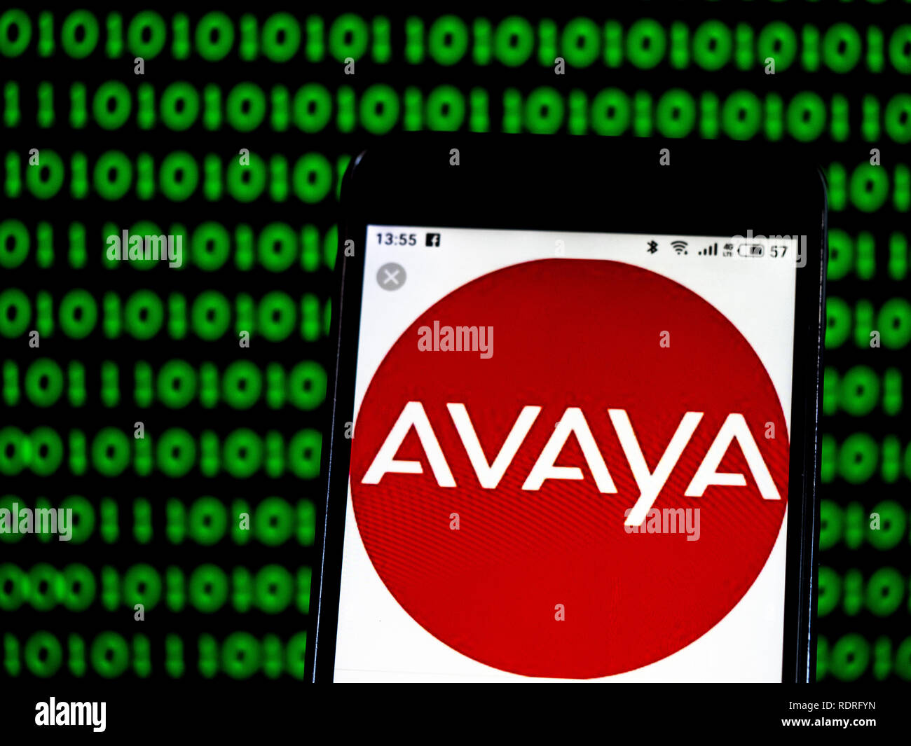 Avaya logo hi-res stock photography and images - Alamy