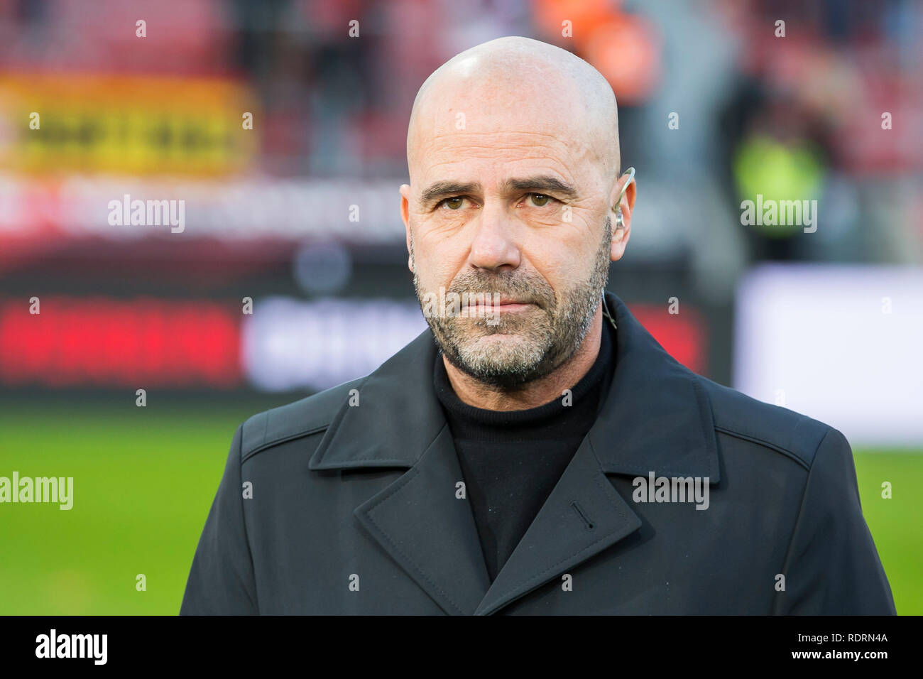 LEVERKUSEN, BayArena, 19-01-2019 , season 2018 / 2019 , German Bundesliga.  Bayer Leverkusen trainer Peter Bosz during