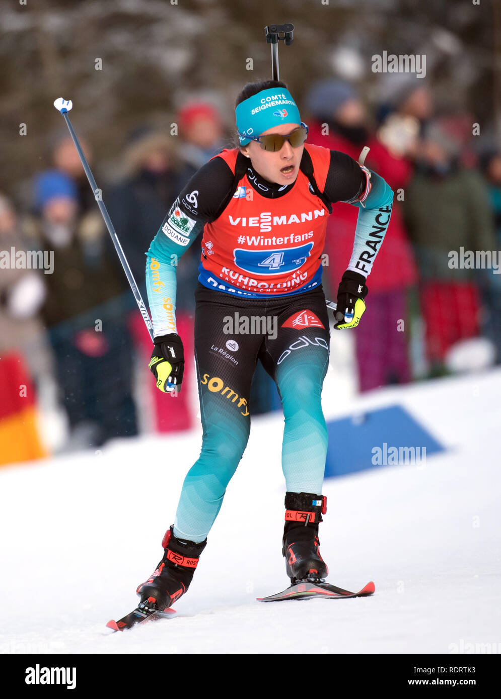 Ruhpolding Germany 19th Jan 2019 Biathlon World Cup 4 X 6 Km Women S Relay In The