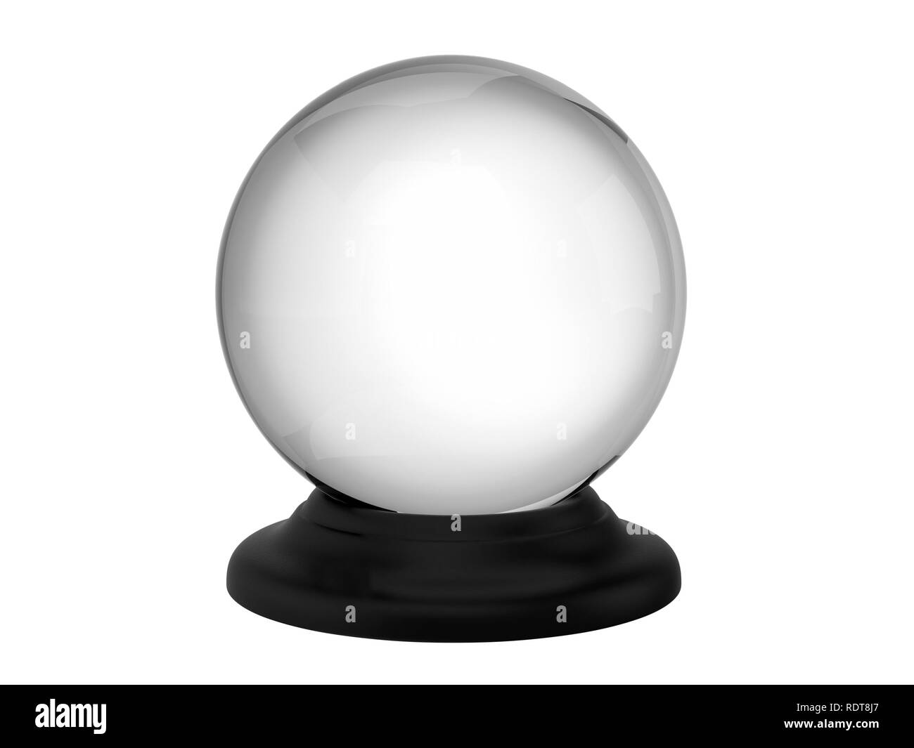Magic crystal ball Stock Photo