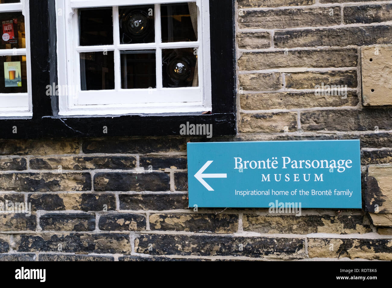 Bronte Parsonage Museum Sign High Resolution Stock Photography and ...