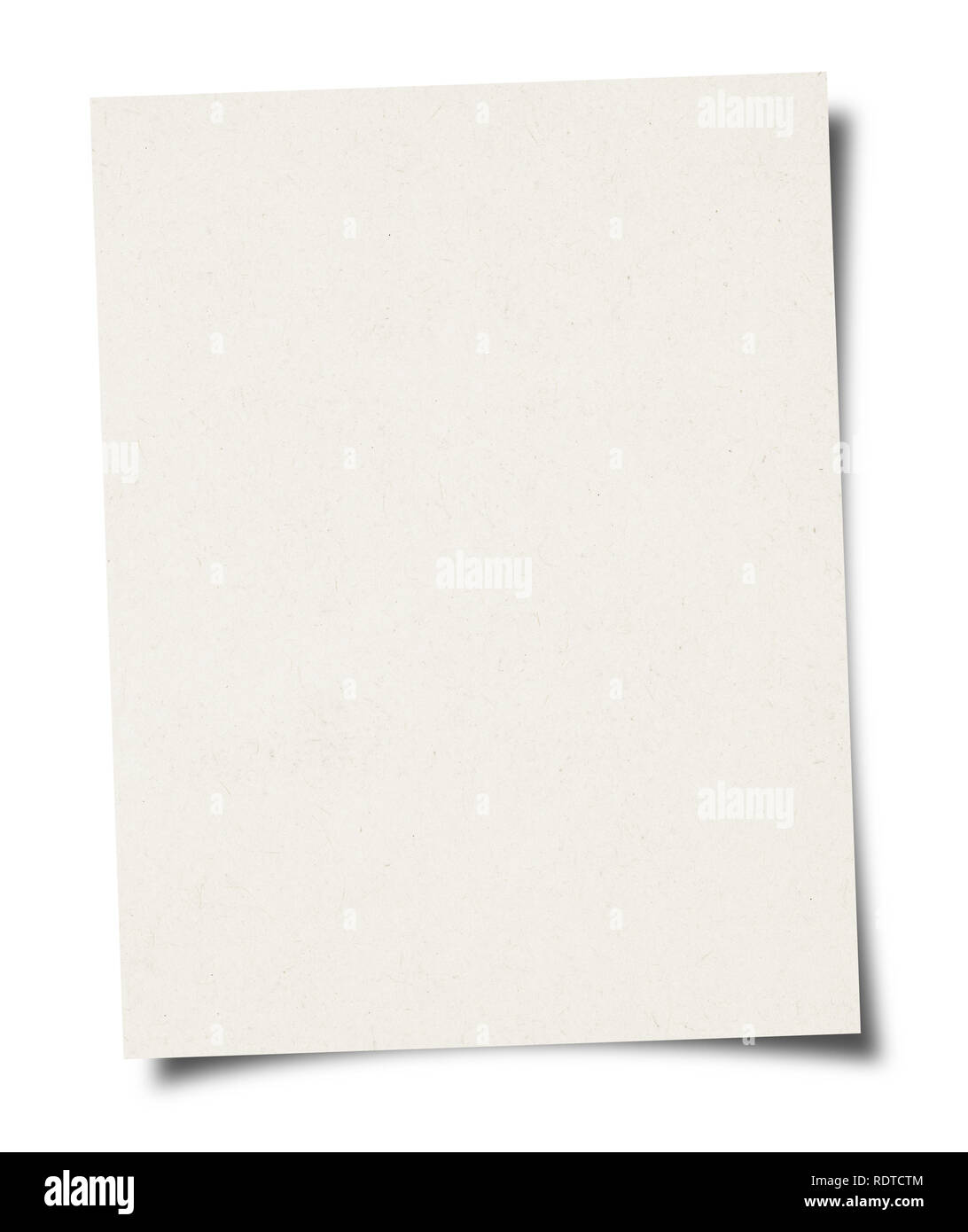 Blank sheet of paper background Stock Photo