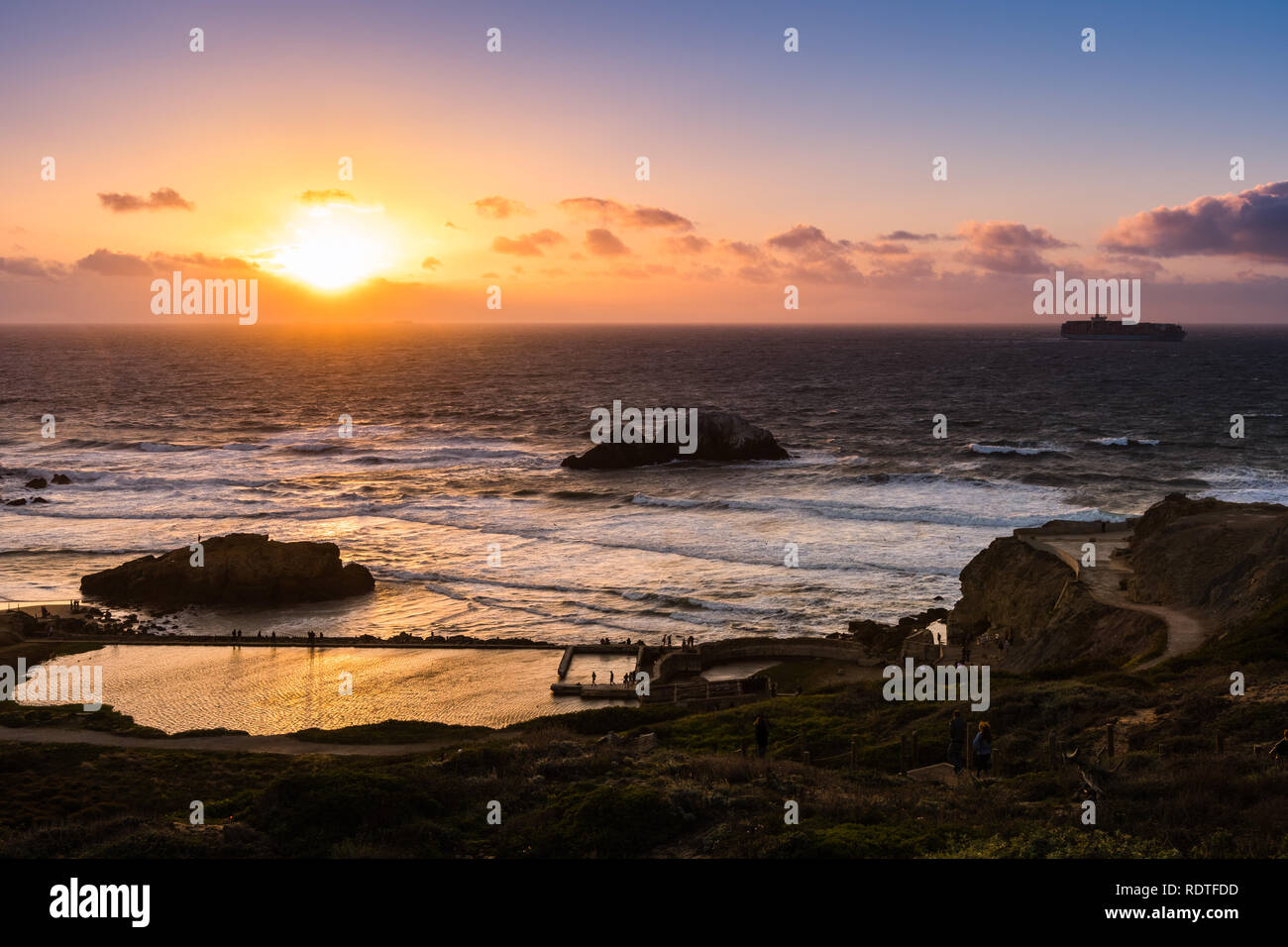 Aerial view of lands end hires stock photography and images Alamy