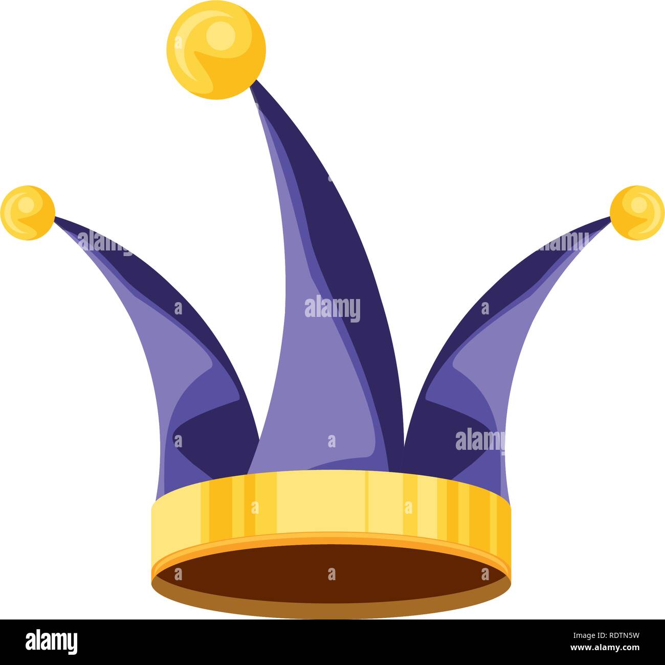hat jester isolated icon vector illustration design Stock Vector Image ...