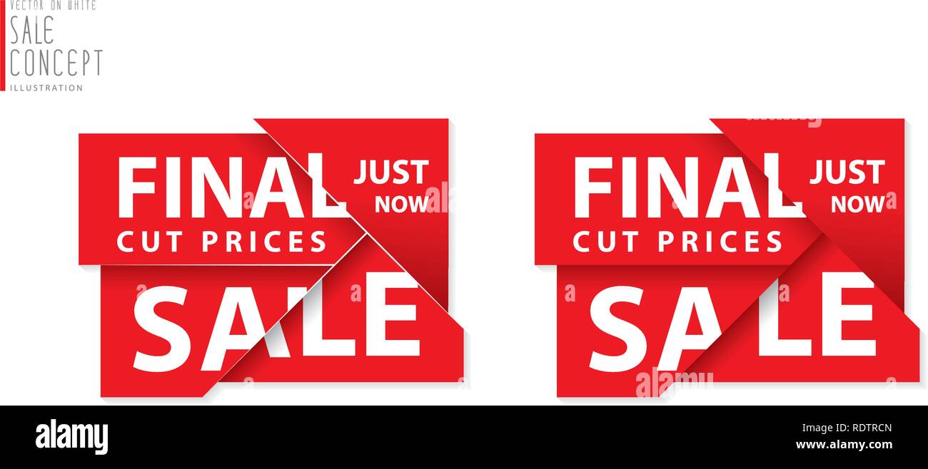 Final Cut Prices Heading Design For Banner Or Poster Sale And