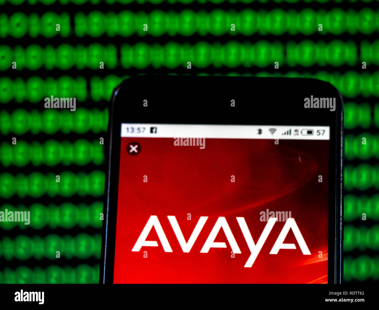 Avaya logo hi-res stock photography and images - Alamy