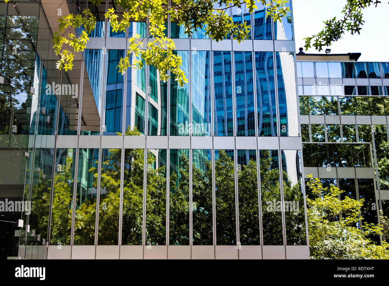 Vancouver, BC, Canada - Modern architecture Glass Buildings in downtown ...