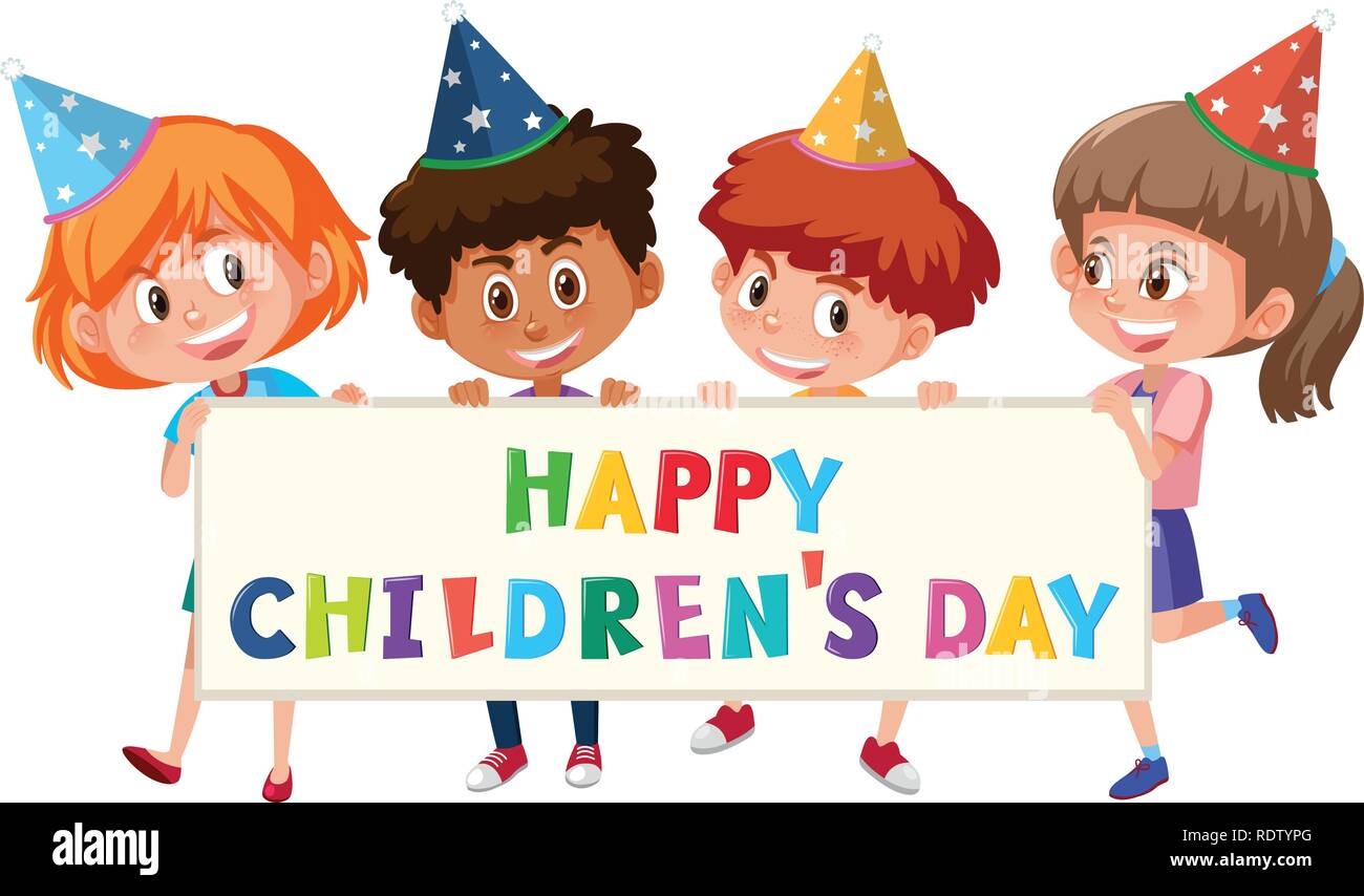 A children's day template illustration Stock Vector Image & Art - Alamy
