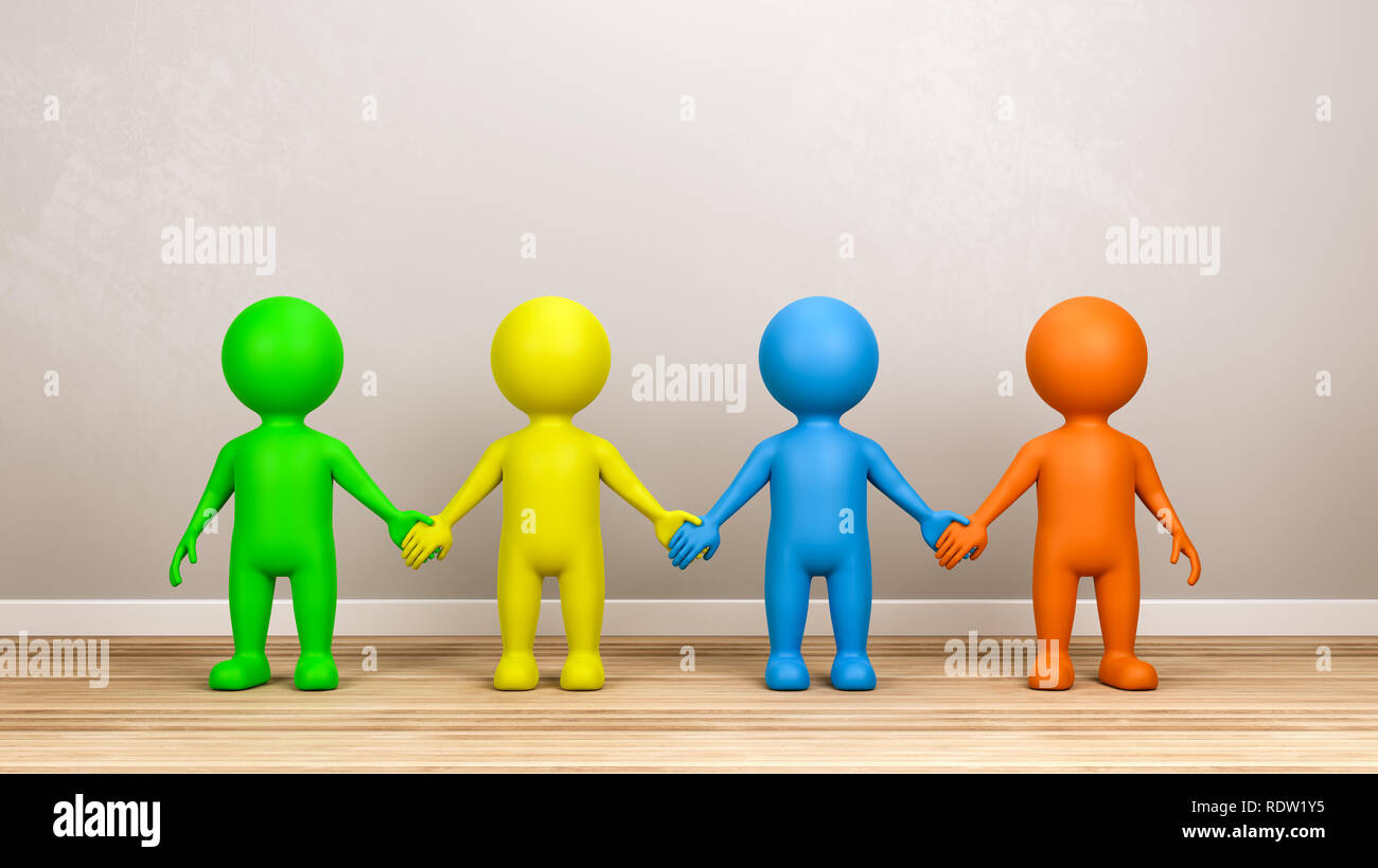 multicolor human races